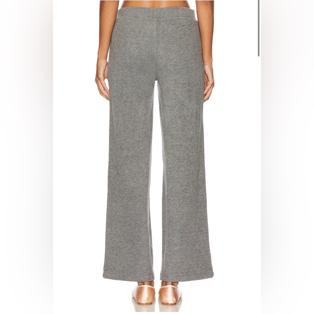 Revolve Bobi Wide Leg Pant in Charcoal - Picture 4 of 9